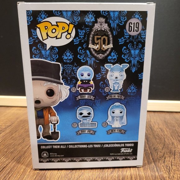 Disney The Haunted Mansion Mansion Groundskeeper Box Lunch Exclusive Funko Pop - Picture 3 of 9